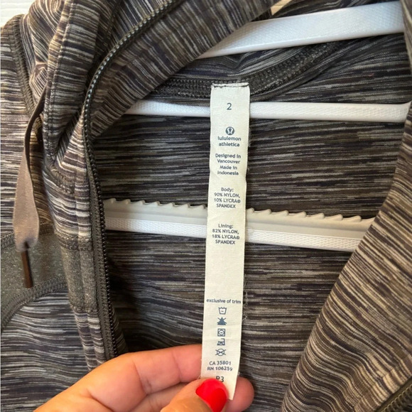 Lululemon Stride Jacket Wren Space Dye / Wren like new - Picture 7 of 8